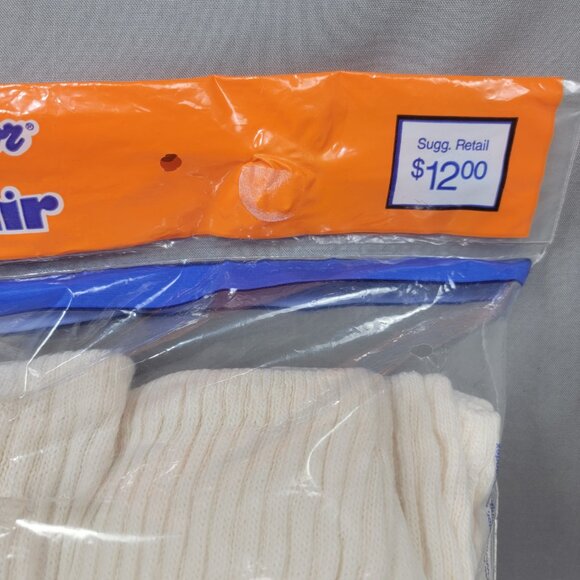 Vtg MacGregor Crew Socks Plain Cotton Blend Made in USA 6 Pack - Picture 10 of 10